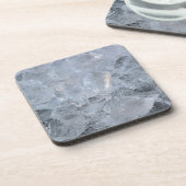 Ice Cube Textur-Bild Getränkeuntersetzer (Linke Seite)