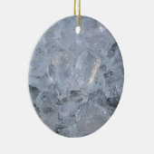 Ice Cube Textur-Bild Keramik Ornament (Rechts)