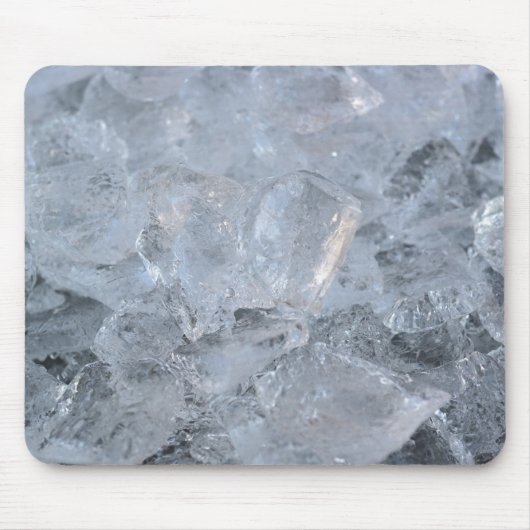 Ice Cube Textur-Bild Mousepad (Vorne)