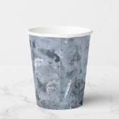 Ice Cube Textur-Bild Pappbecher (Rechts)