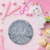 Ice Cube Textur-Bild Pappteller (Party)