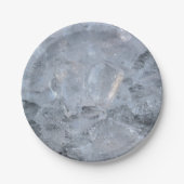 Ice Cube Textur-Bild Pappteller (Vorderseite)
