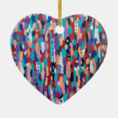 Ice Dance Abstrakt Keramik Ornament (Vorne)