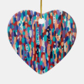 Ice Dance Abstrakt Keramik Ornament (Hinten)