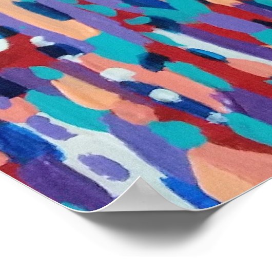 Ice Dance Abstrakt Poster (Ecke)