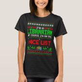 Ice Dancing Elf Weihnachtsgruppe Xmas Pajama Party T-Shirt (Vorderseite)