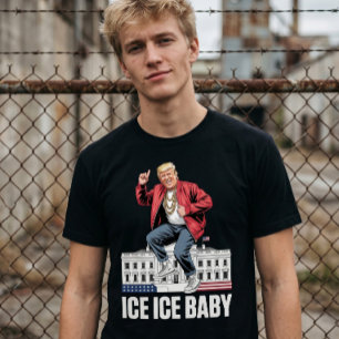 ICE Donald Trump America First Konservativ  T-Shirt