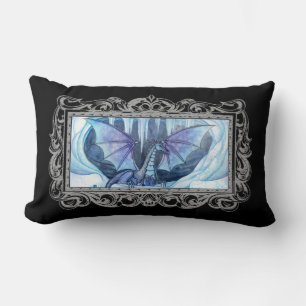 Ice Dragon Fantasy Art Throw Kissen