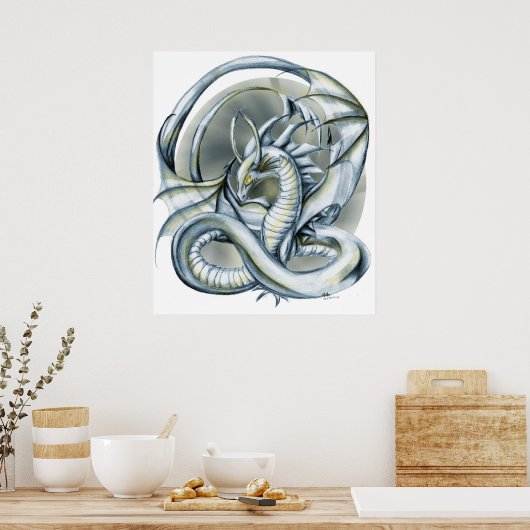 Ice Dragon Poster (Küche)