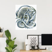 Ice Dragon Poster (Heimbüro)