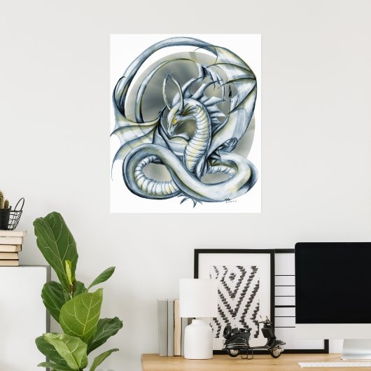 Ice Dragon Poster (Heimbüro)