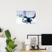 Ice Dragon Poster (Heimbüro)