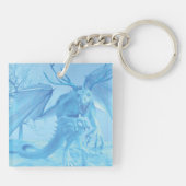 Ice dragon with antlers schlüsselanhänger (Rückseite)