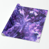 Ice Dyed Lila Heart Lilac Geschenkpapier (Ungerollt)