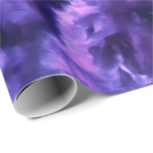 Ice Dyed Lila Heart Lilac Geschenkpapier (Rolleneckpunkt)