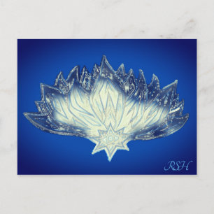 Ice Elemental Lotus Postkarte