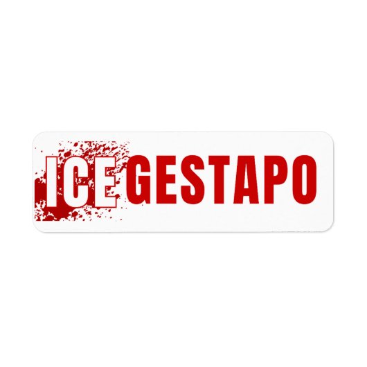 ICE Equals Gestapo Anti Trump (Vorne)