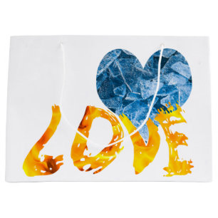 Ice - Erwärmung Liebe Große Geschenktüte