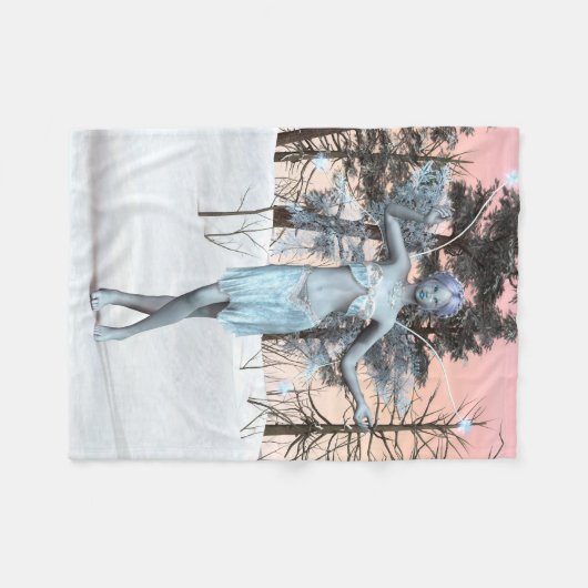 Ice Fairy Fleecedecke (Vorderseite (Horizontal))