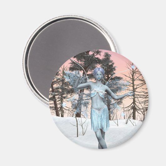 Ice Fairy Magnet (Vorderseite/Rückseite)