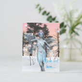 Ice Fairy Postkarte (Stehend Vorderseite)