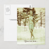 Ice Fairy Postkarte (Vorne/Hinten)