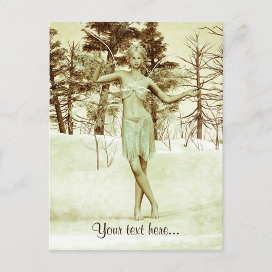 Ice Fairy Postkarte (Vorderseite)