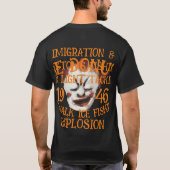 ICE FISCHEREI - EINWANDERUNG ZOLLRECHTLICHE GEBÜHR T-Shirt (Rückseite)