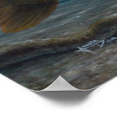 Ice Fishing for Perch Poster (Ecke)