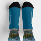 Ice Fishing for Perch Socken (Oben)