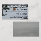 Ice Fishing-Visitenkarte Visitenkarte (Vorne/Hinten)