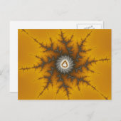 Ice Flake - Fraktal Postkarte (Vorne/Hinten)