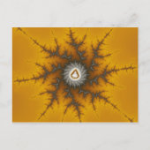 Ice Flake - Fraktal Postkarte (Vorderseite)