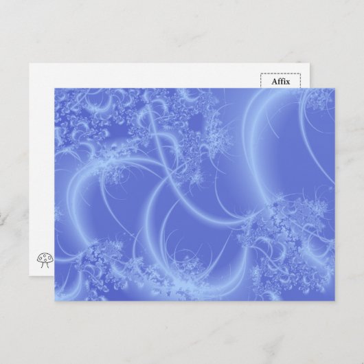 Ice Fraktal Postkarte (Vorne/Hinten)