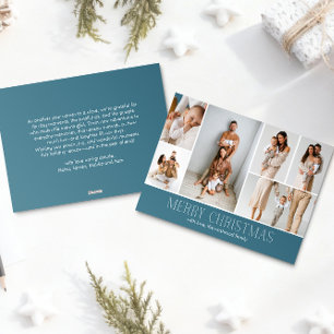 ICE Frory Christmas Elegante 6 Collage Foto Feiertagskarte