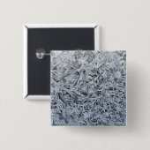 Ice Frost Kristalle Textur Bild Button (Vorne & Hinten)