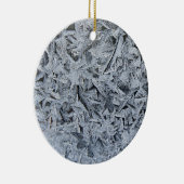 Ice Frost Kristalle Textur Bild Keramik Ornament (Rechts)