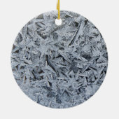 Ice Frost Kristalle Textur Bild Keramik Ornament (Hinten)