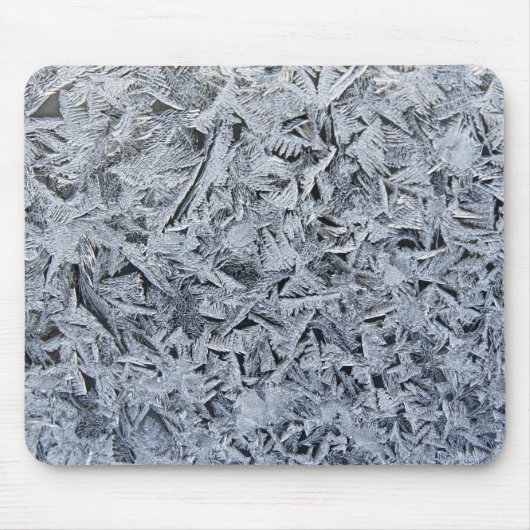 Ice Frost Kristalle Textur Bild Mousepad (Vorne)