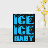 Ice Funny Ice Baby Family Couples Halloween Costum Karte (Gelbe Blume)