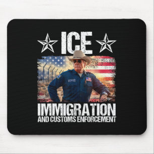 Ice Funny Trump Einwanderung und Zoll-Durchsetzung Mousepad