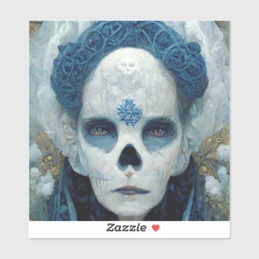 Ice Hexe 2 Fantasy Sci-Fi Aufkleber (Blatt)