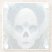 Ice Hexe 2 Fantasy Sci-Fi Glasuntersetzer (Rückseite)