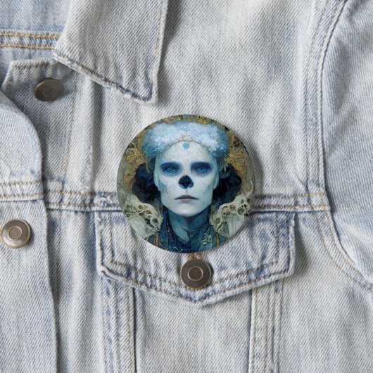 Ice Hexe 3 Fantasy Sci-Fi Button (Beispiel)