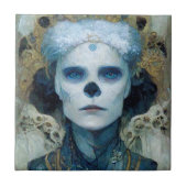 Ice Hexe 3 Fantasy Sci-Fi Fliese (Vorderseite)