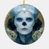 Ice Hexe 3 Fantasy Sci-Fi Keramik Ornament (Hinten)