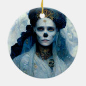 Ice Hexe 4 Fantasy Sci-Fi Keramik Ornament (Hinten)