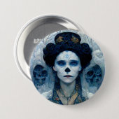 Ice Hexe 5 Fantasy Sci-Fi Button (Vorne & Hinten)