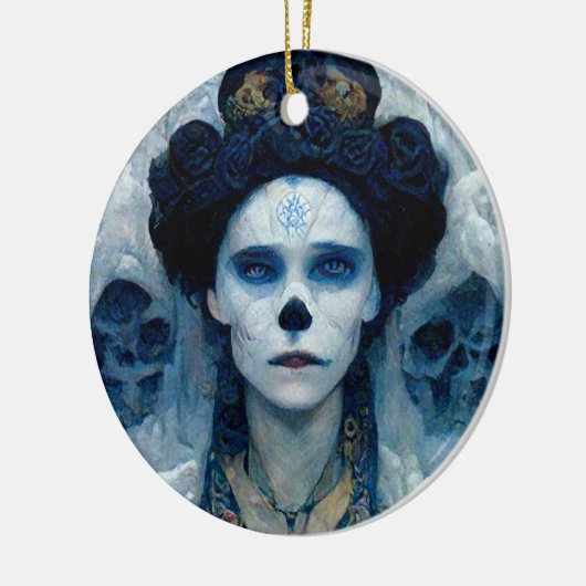 Ice Hexe 5 Fantasy Sci-Fi Keramik Ornament (Links)