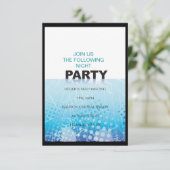 ICE HOCKEY Bat Bar Mitzvah Einladung (Stehend Vorderseite)